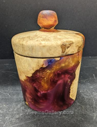 Cookie Jar with epoxy by Andy Hageman